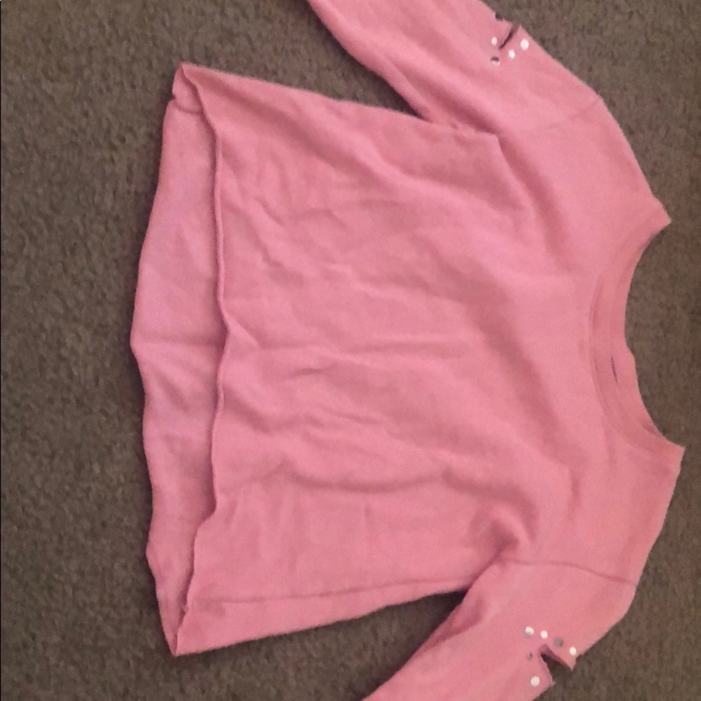 Justice long sleeve with rips